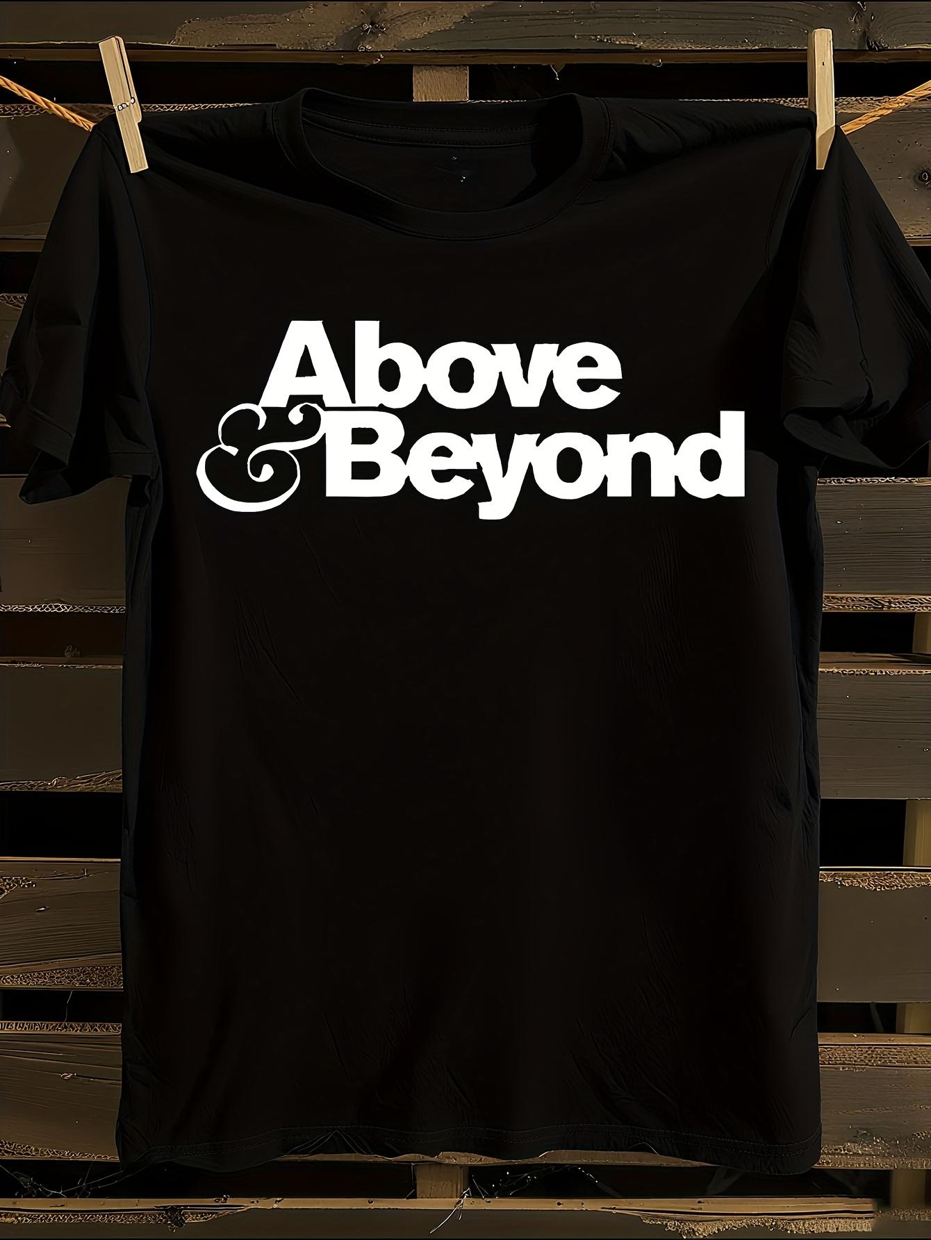 Above and Beyond Graphic Black T-shirt S