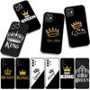 Cartoon King Queen Couple Lovers Phone Case for Xiaomi Poco F7 F6 F8 Ultra F5 X7 X6 X5 M6 M7 M8 Pro C85 C75 C65 C71 C61 4G 5G