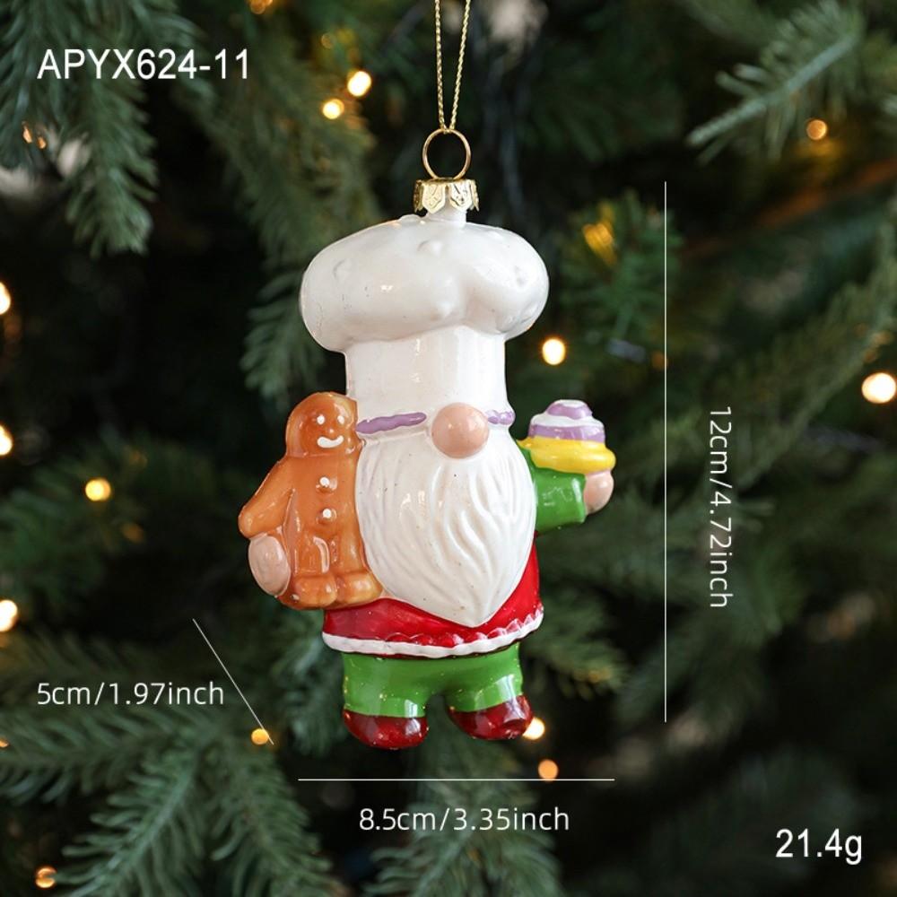 Plastic Christmas Ornaments Cute Christmas Tree Hanging Ornaments Home Party Decor