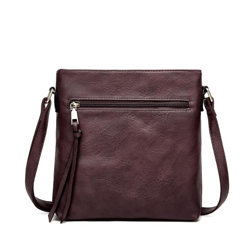 Vintage Leather Crossbody Bag Flap for Women Casual Shoulder Messenger Bag Daily Use High Quality Handbag Designer Luxur Female Bag