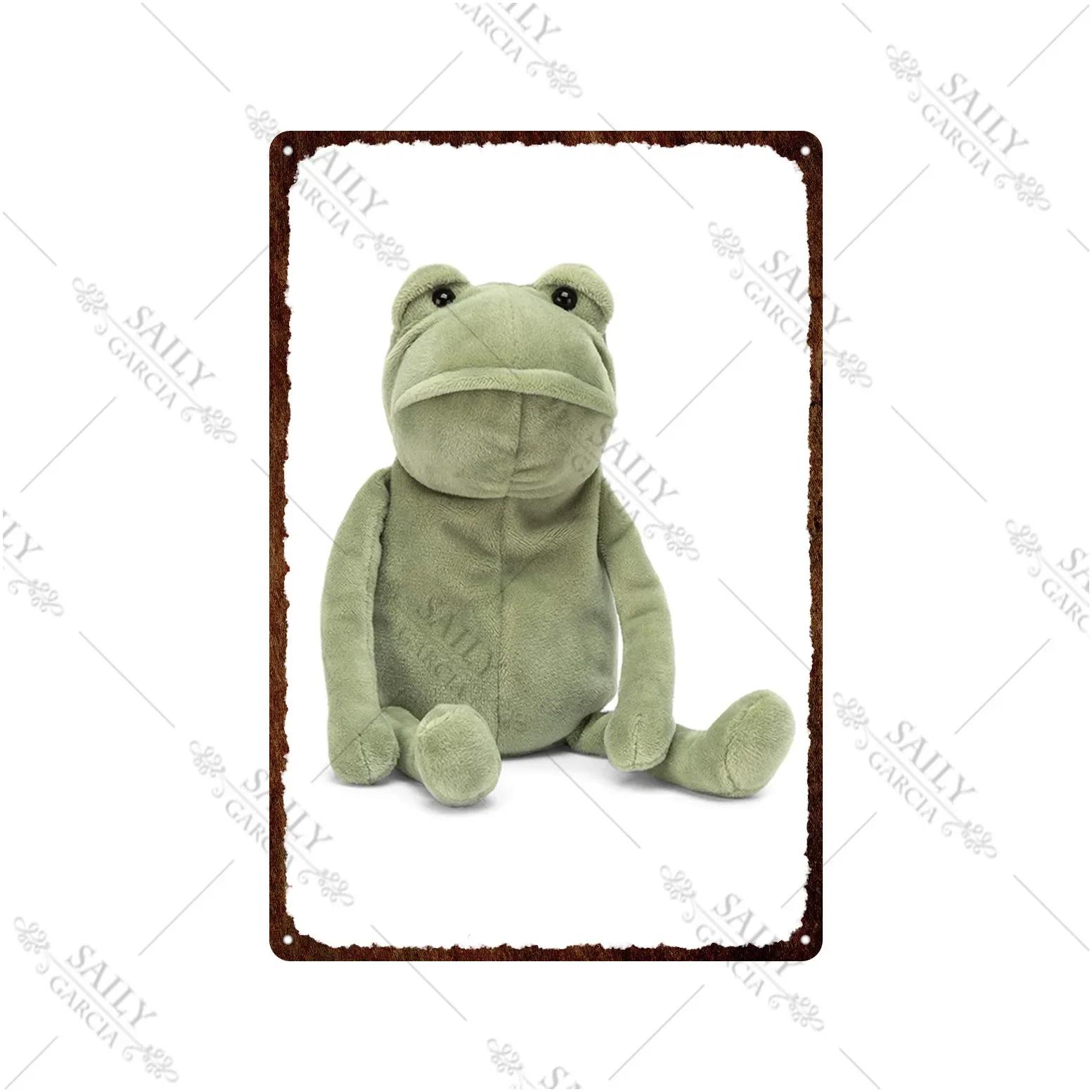 

Cartoon Animals Doll Metal Tin Sign Bear Frog Rabbit Toy Cute Metal Posters Plates Nursery Kids Decor Metal Tin Wall Art Plaques 20X30CM