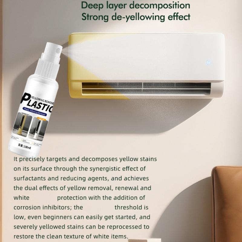 100ml Efficient Plastic Restoration Liquid for Brighten And Renew Yellowed Or Faded Surfaces Household Essential