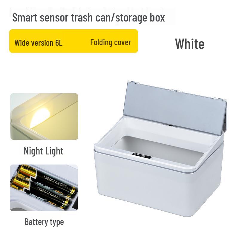 Smart Induction Desktop Trash & Storage Bin