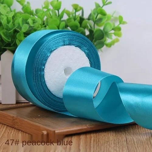25Yards/Roll 6mm 10mm 15mm 20mm 25mm 40mm 50mm Silk Satin Ribbons for Gift Packing Christmas Party Decoration Fabric Crafts DIY