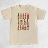 Women Vintage Hot Sauce TShirt Cute Funny Foodie T Shirt Short Sleeve Retro Graphic Tshirts Unisex Grunge Tops Humor Tees Gifts