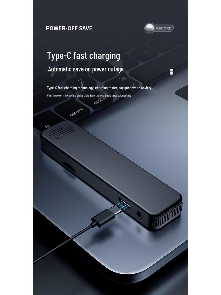 Professional Voice Recorder with Noise Reduction & Long Standby, Voice-to-Text Feature, and Dedicated Recording