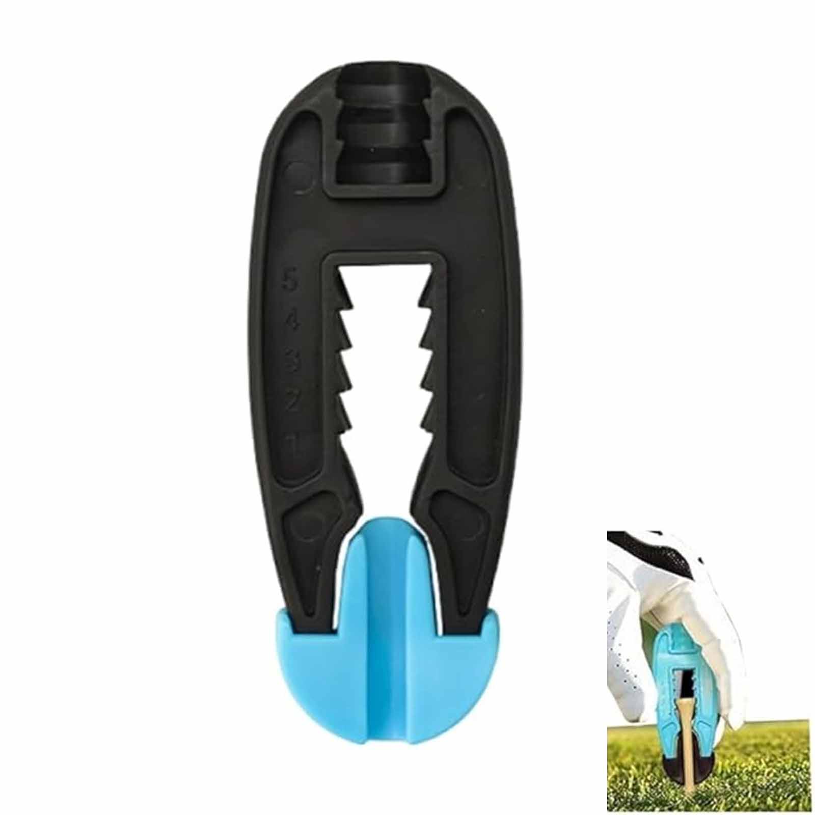 

Golf Tee Height Setter – Ball Seat Height Fixator & Position for Consistent Shots, Practice & Training Aid One Size