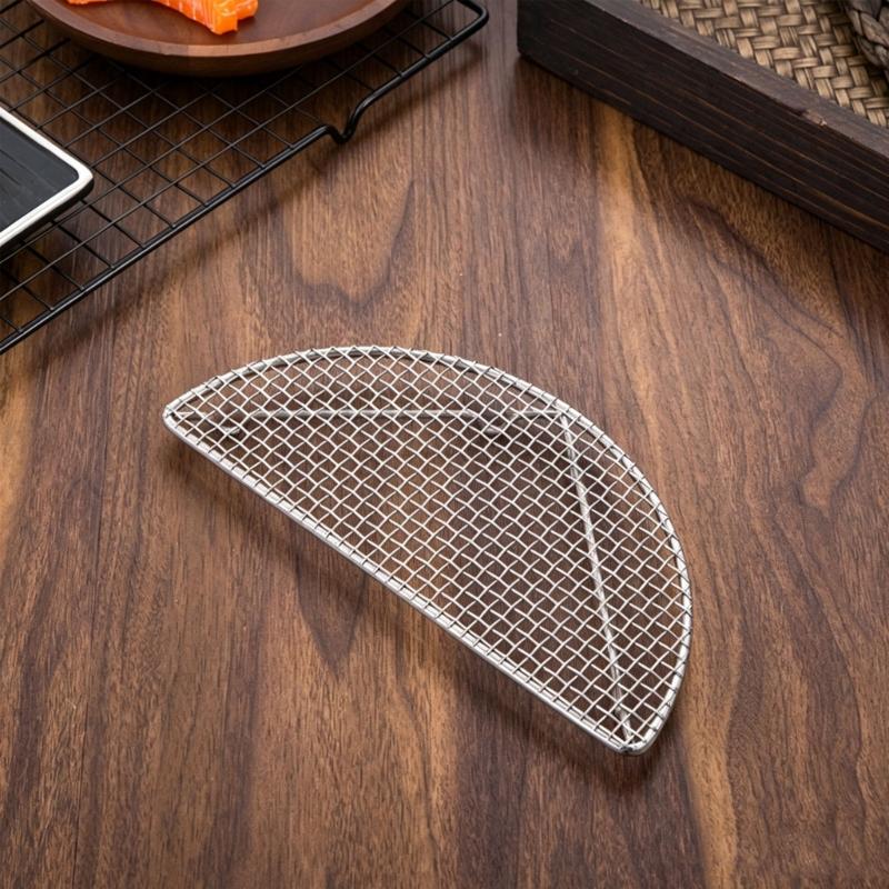 Multipurpose Tempura Frying Net Heat Resistant Stainless Steel Construction Easy To Clean Cooling Rack