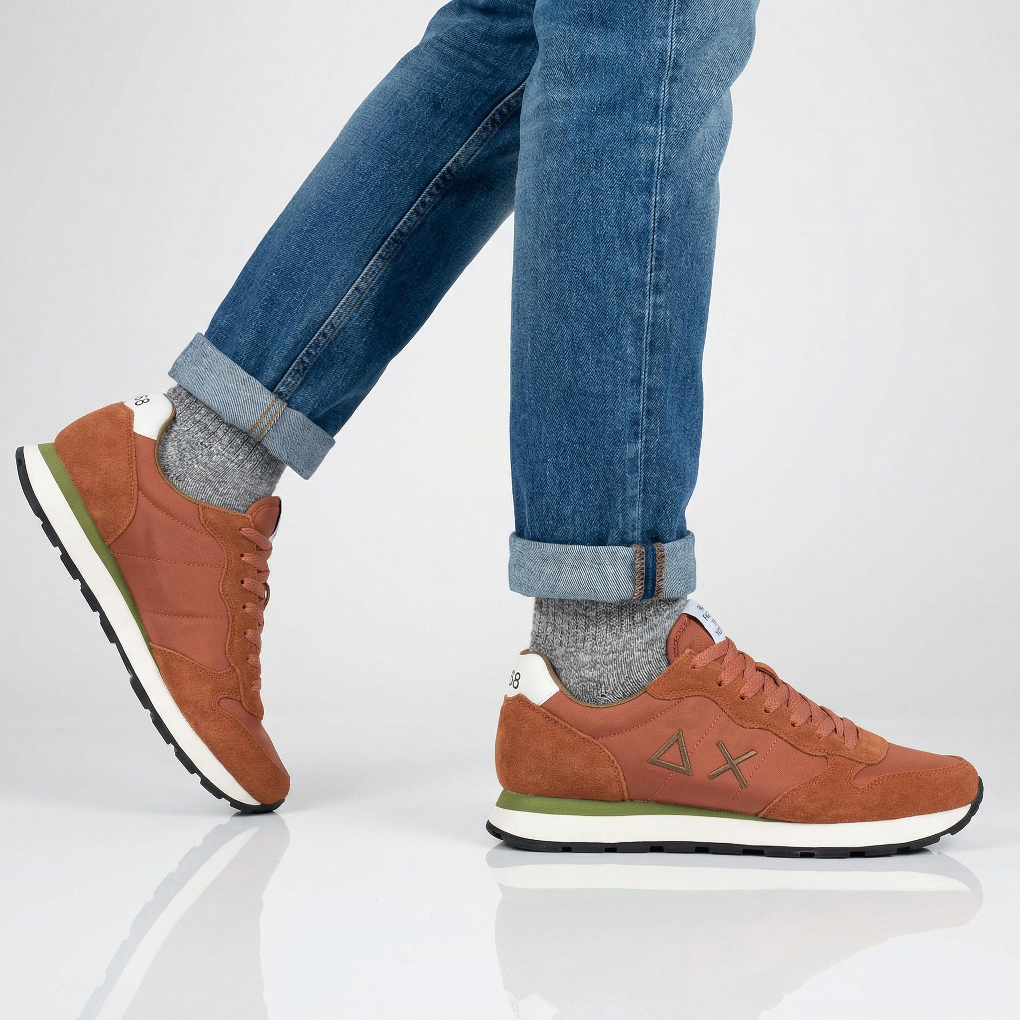 Sun68 Men's Red Tom Solid - Sneakers Shoes Z36101-36 Original 40
