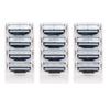 Manual Razor Replacement Blades Triple Blade Cartridge Compatible with Most Standard Safety Razors for Smooth Close Shaving Pack of 12