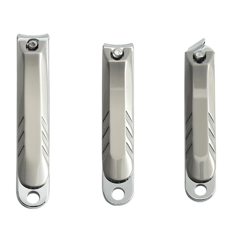 3pcs Nail Clipper Set Professional Anti-splash Nail Cutter Fingernail Toenail Clippers With Metal
