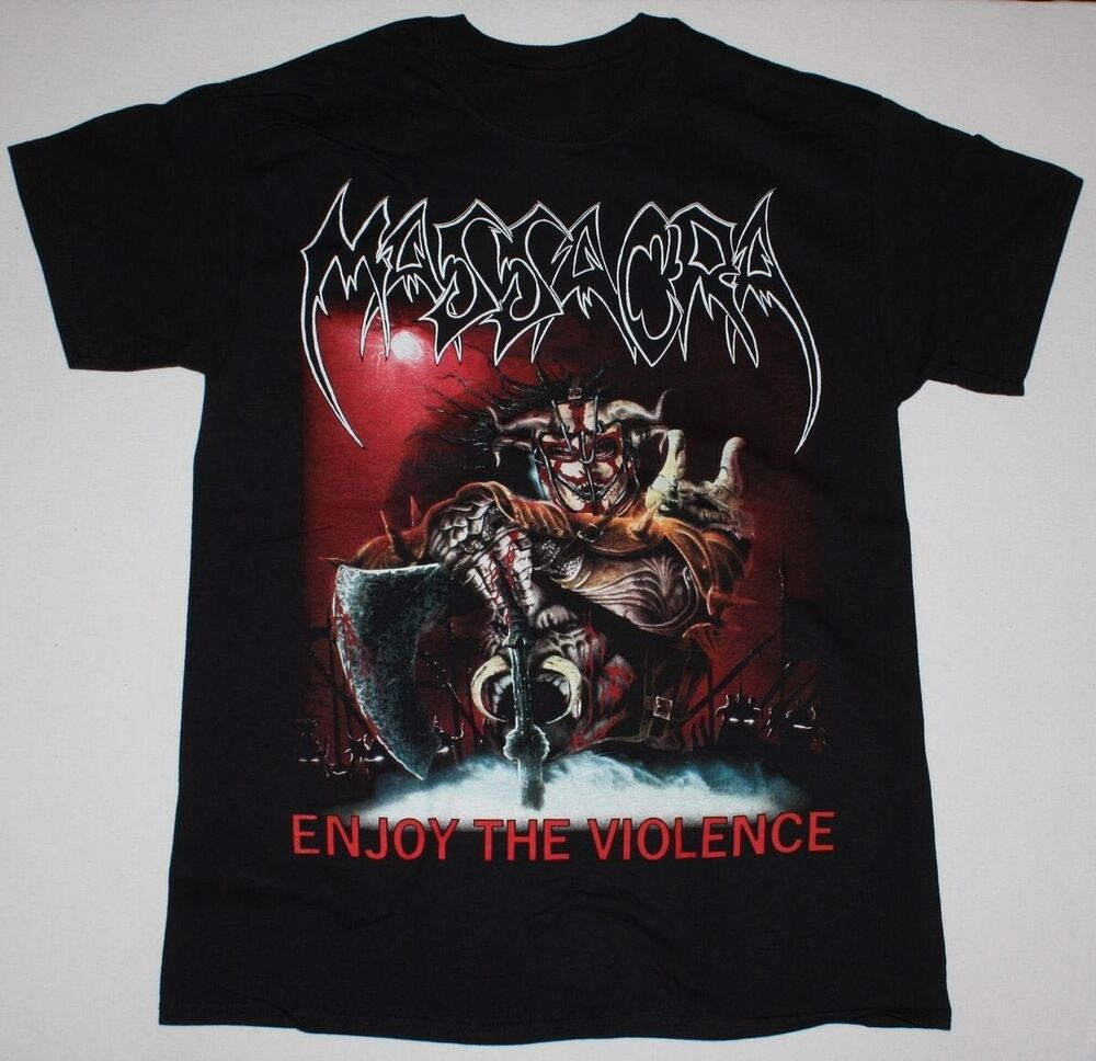 MASSACRA BAND ENJOY THE VIOLENCE Rare Men S-4XL T-shirt