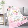 Happy 19Th Birthday Customize Your Name Blanket Used For Chair Office Sofa Bed Camping Soft And Warm Giving Friends And Relatives Birthday Gifts