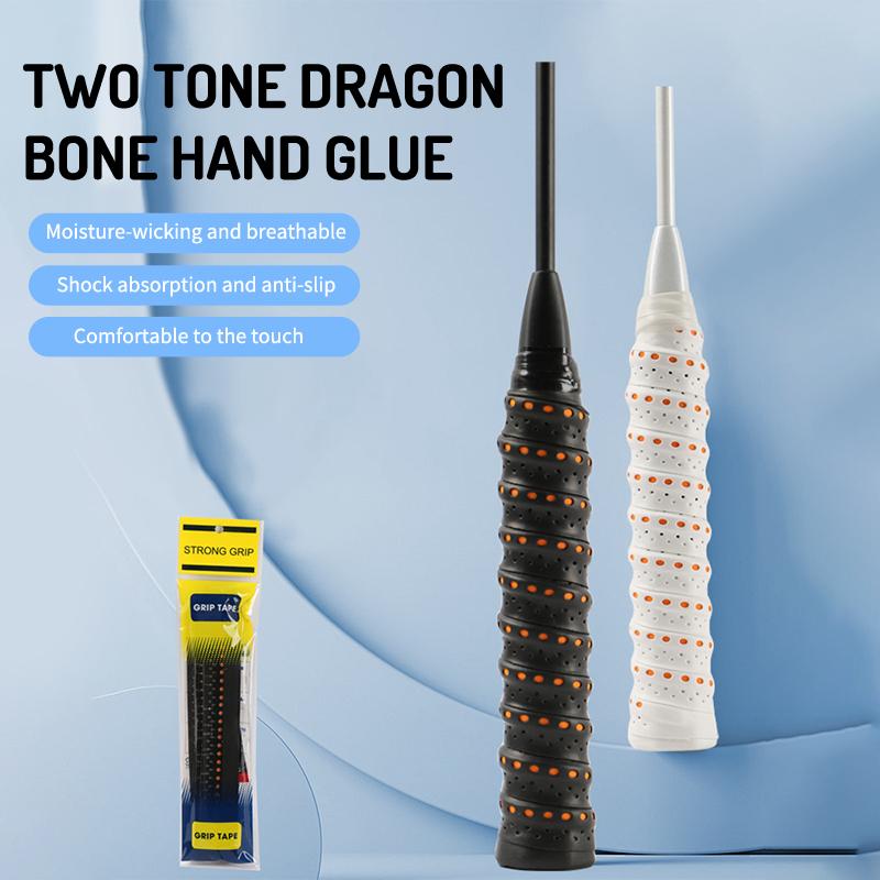 1Pcs Sweatproof Grip Tape Shock Absorption Anti-Slip Sport Overgrip Tape For Tennis Badminton Sweat Band For Sports Equipment