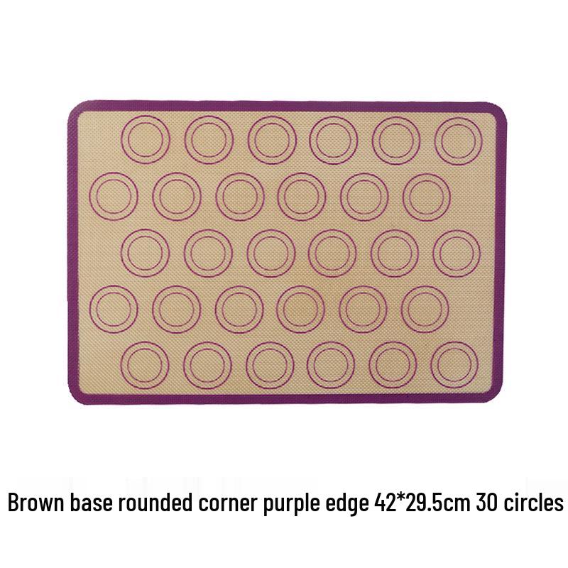 Coffee Silicone Baking Mat: 0.7mm Thick, Heat-Resistant, Platinum Silicone for Baking and Kneading