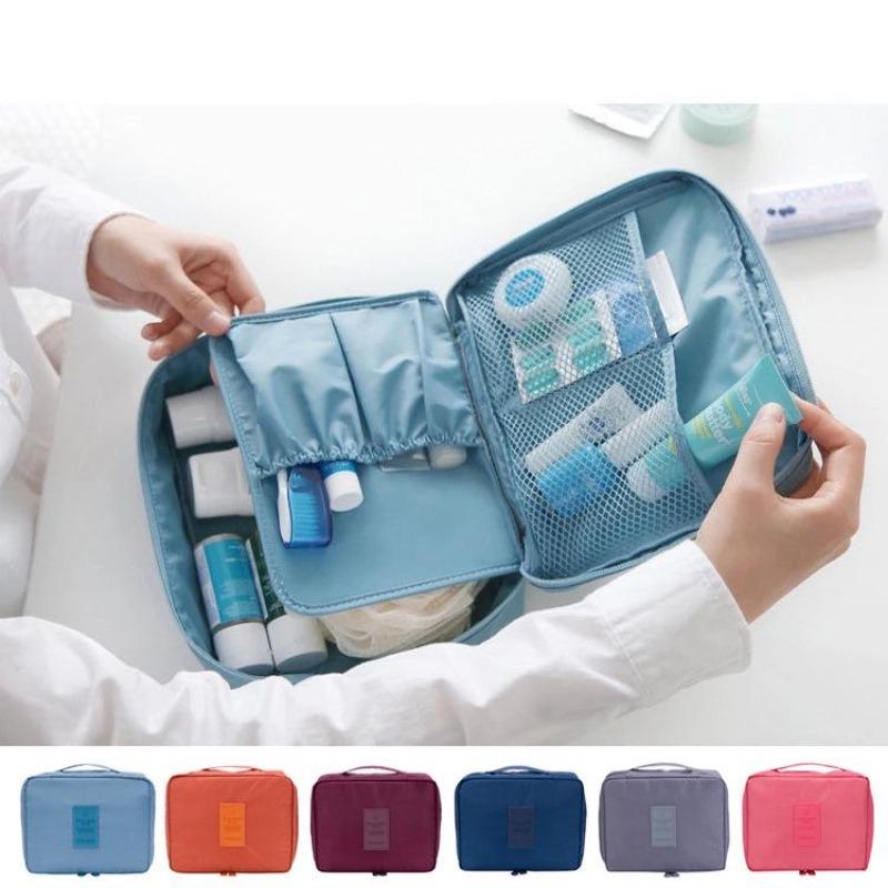 Four-pack Travel Storage Bag Portable Men's and Women's Storage Bag Travel Bath Makeup Bag Printed Toiletry Bag