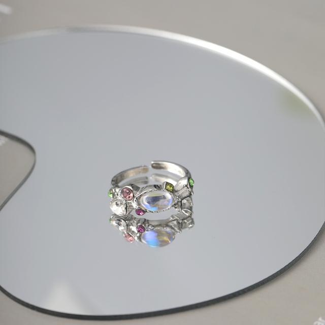 

Винтажные открытые кольца с опалом для женщин Kpop, нерегулярные кольца в форме сердца в виде бутона, кольца на палец для девочек Y2k, эстетические кольца для вечеринки, модные ювелирные изделия, подарки