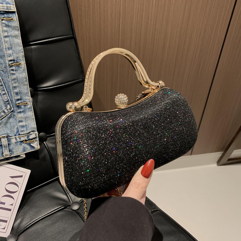 Damen sanfte Mode Handtasche 2025 Frühling neu vielseitig ins Schulter Messenger Bag Kette kleine quadratische Tasche Frauen