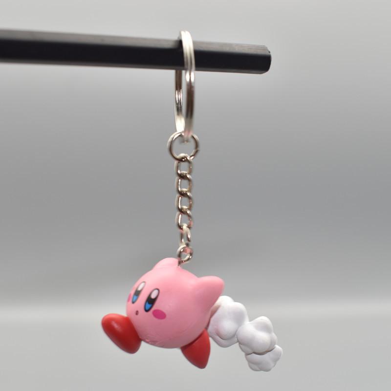 12 Anime Models Super Cute Cute Kawaii Kirby Figures Keychain Portable Popular Models Anime Perfect Child Gift Toys