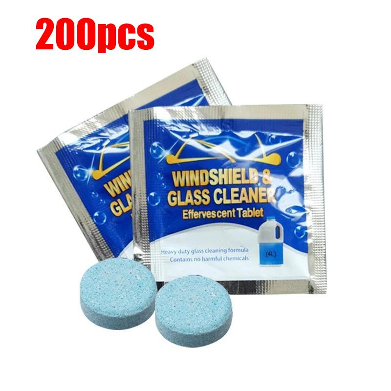 

Концентрированные таблетки для мытья лобового стекла автомобиля, шипучая жидкость для мытья автомобиля, твердые таблетки для очистки окон автомобиля 200pcs