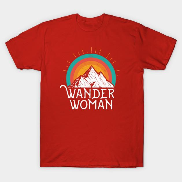 

Unisex Fashion TShirt Wander Woman Hiker Mountaineer Hike Print TShirt Plus Size S-5XL T-Shirt 100%Cotton Tops O Neck Short Sleeve Tees XXL червоний