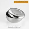 Stainless Steel Food Storage Containers With Airtight Lids And Rust Proof Feature Perfect For Kitchen Storing Spices Snacks