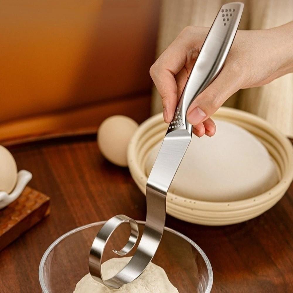 Non-stick Dough Whisk Stainless Steel Noodles Maker Kitchen Tool Spaghetti Slicer  Home Kitchen