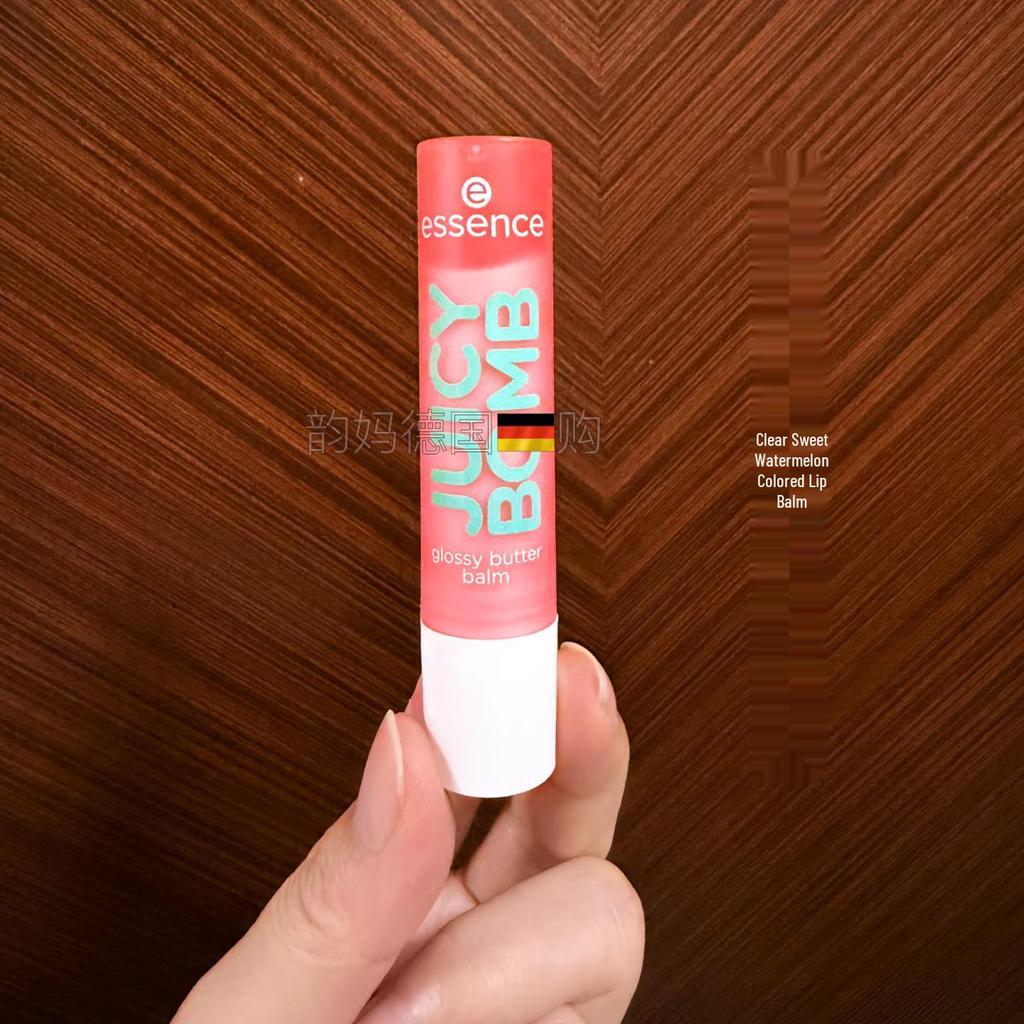 German Essence Juicy Bomb getönter Lippenbalsam - Glänzend, Fruchtig und Feuchtigkeitsspendend