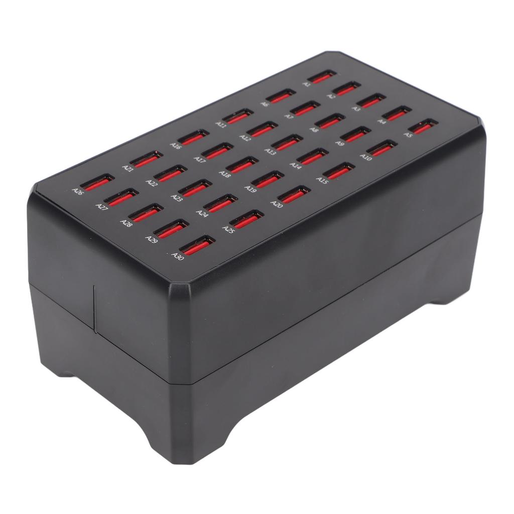150W 30 Port USB Charging Station Multiple USB Desktop Chargers for Cell Phone Digital Appliances