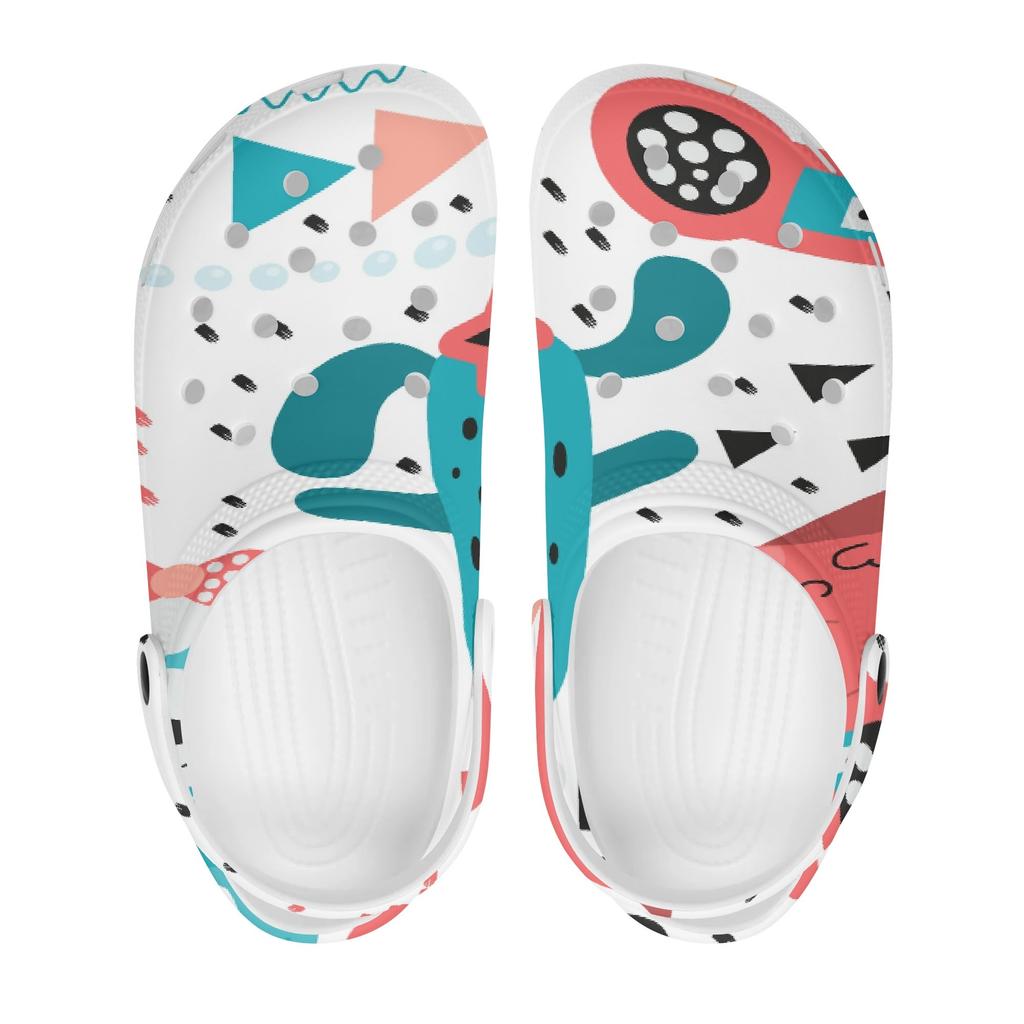 Graphic Printed EVA Casual Clogs Women Men Soft Sole Soft Sole Lightweight Slip On Sandals Slippers Summer Daily Leisure Shoes