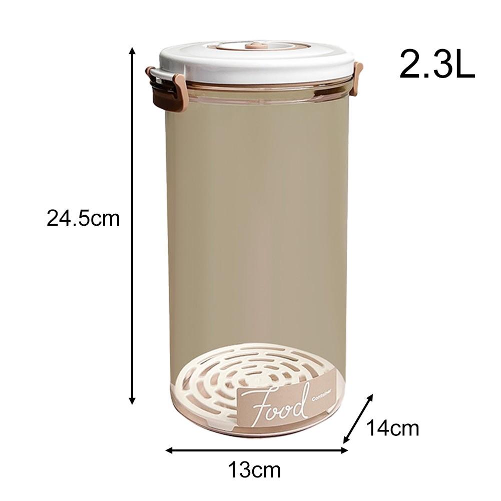 2.3L Food Storage Box ABS Long-lasting One-Handed Operation