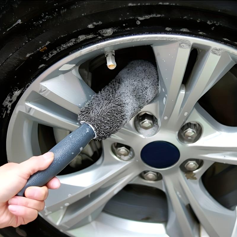 Car Wheel Brush Long Handle Tire Brush Car Cleaning Brush
