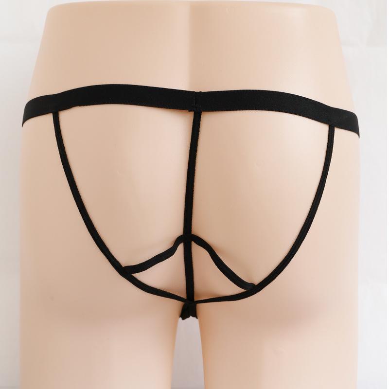 Pánské širokopásmové tanga kalhotky s U-Bag designem