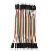 Wire Kit, 3 Pieces Colorful 10cm, Breadboard   Cables, Breadboard   Wire Kit, with 40 Pins M to FCelsius40