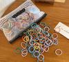 300Pcs/bag Children's Rubber Band Girls Tie Hair Without Hurting Hair Good Elasticity Durable Headband Infant Cute Baby Thumb