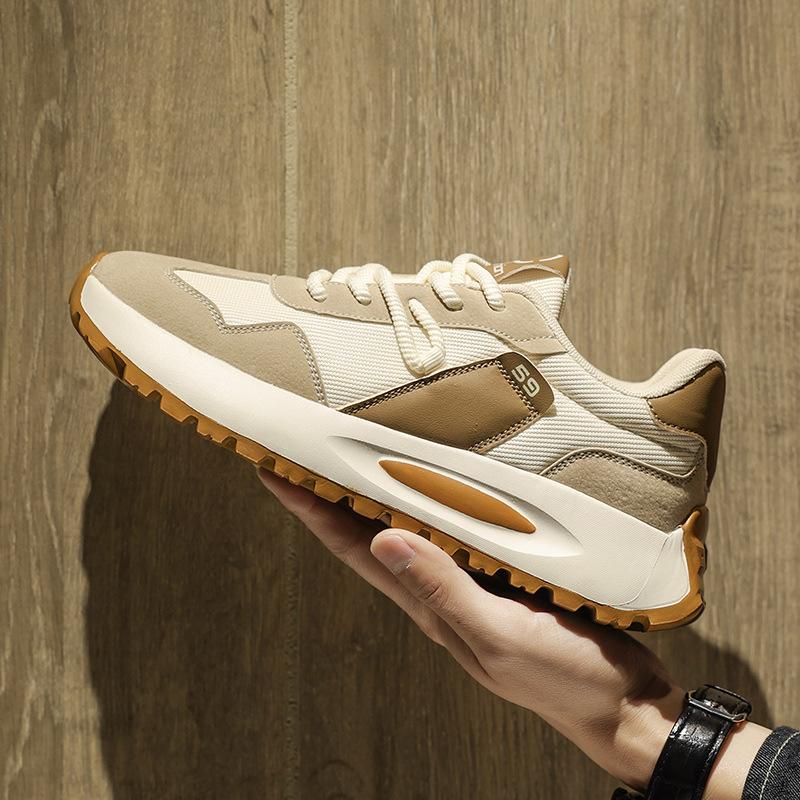 

Putian men s shoes 2024 new winter breathable mesh thick-soled Forrest Gump shoes youth sports running dad trendy shoes 44