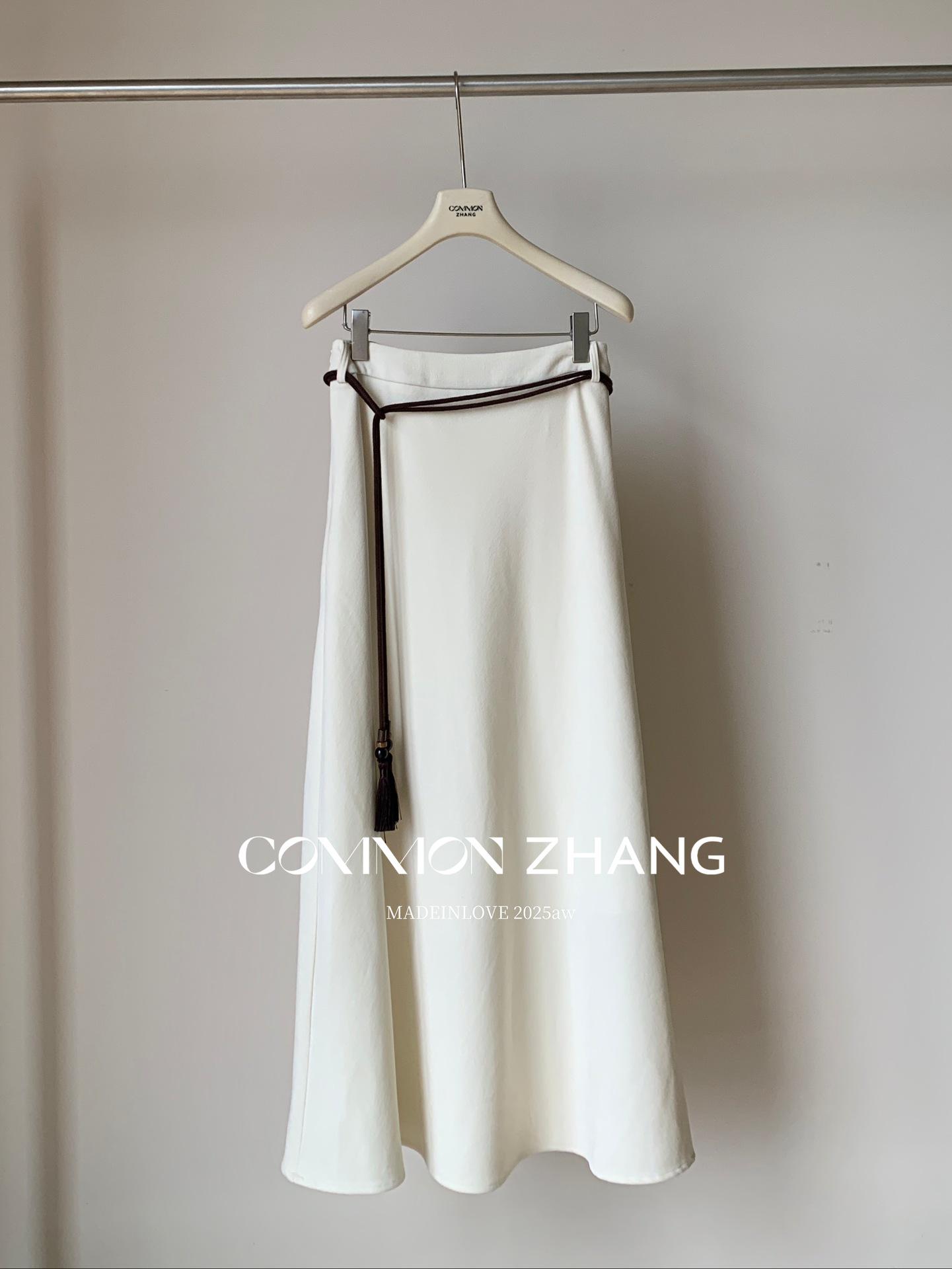 

Autumn Winter High Waist A-Line Casual Long Skirt for Women - Versatile Pure Color B42039 M