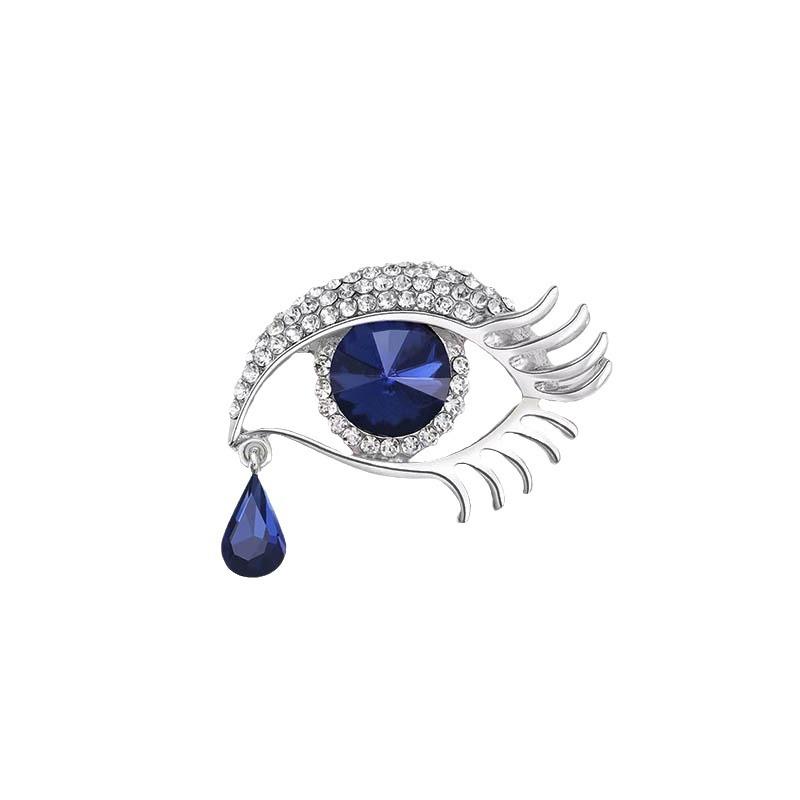 Demon's Eye Brooch - Sophisticated and High-Quality Headpiece with Fashionable Anti-Glare Fastener