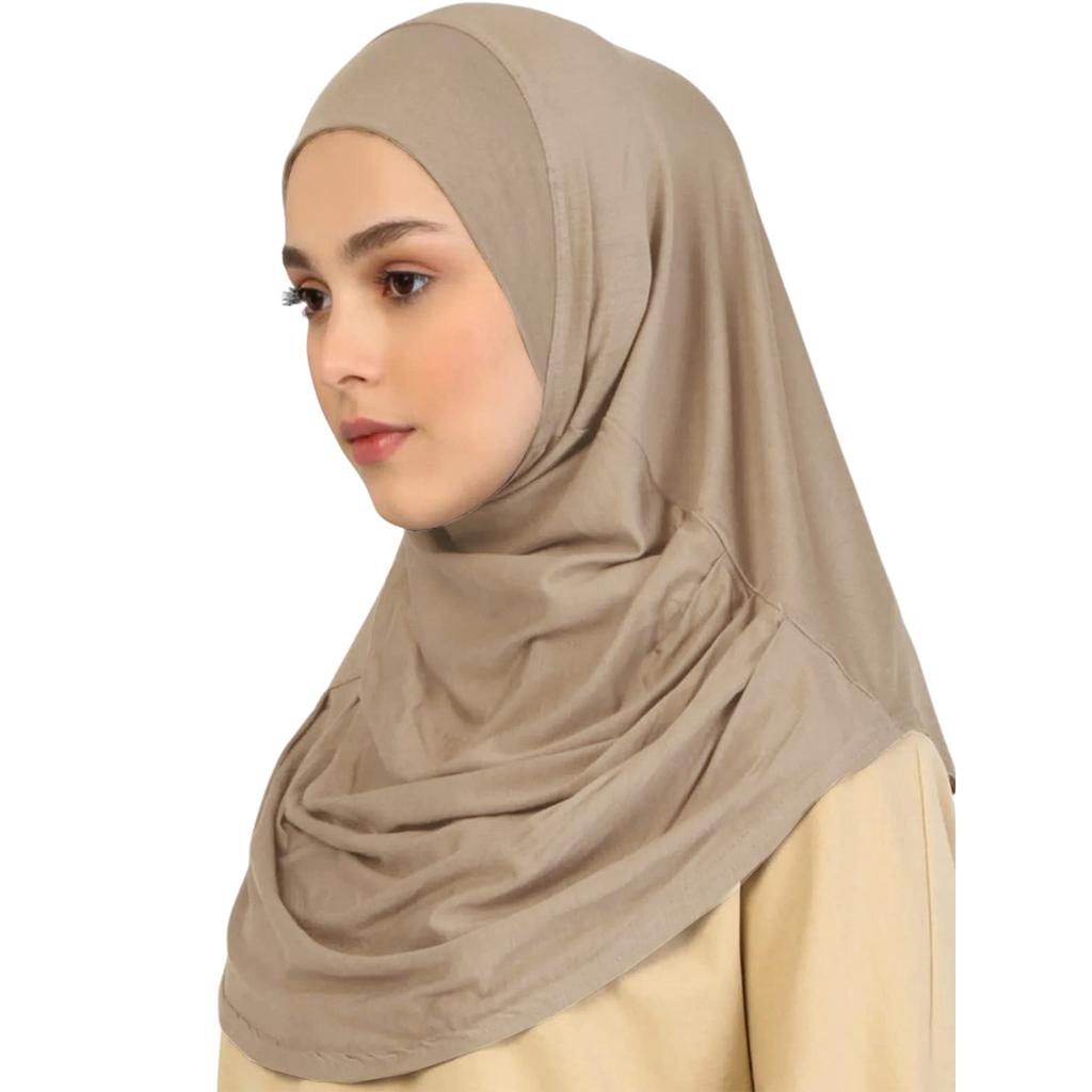 Large Plain Muslim Ethnic Scarf Women Hijab Islamic Muslim Hijab Instant Turban Arabic Scarfs Khimar Fashion Ramadan Headwraps
