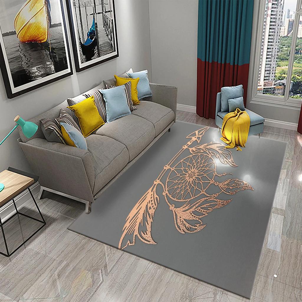 3D Traumfänger Teppiche Böhmischer Stil Bereichsteppich für Badezimmer Küche Eingang Rutschfeste Matte Schlafzimmer Wohnzimmer Dekor Bodenteppiche