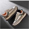 Men Chunky Sneakers Comfortable Soft Sole Lace Up Casual Sport Shoes Spring Fashi Outdoor Versatile Height Increase Flat Shoes