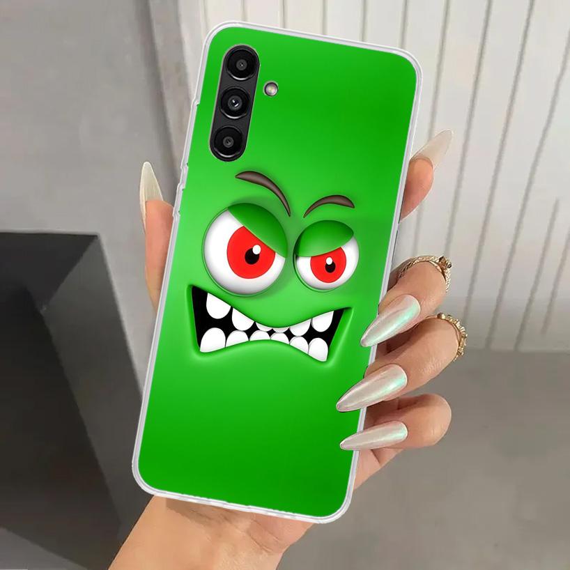 Funny Face Cute Phone Case for Samsung Galaxy A16 A26 A36 A56 A15 A25 A35 A55 A14 A24 A34 A54 A13 A23 A33 A53 A05S A04S A03S A15