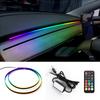 Universal LED Ambient Strip Light for Tesla Model 3 Y S X, RGB USB APP Control with Remote and Symphony Atmosphere Lamp