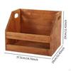 Wooden Record Crate Album Holder Vinyl Organizer CD Storage Rack Books Snacks Toys