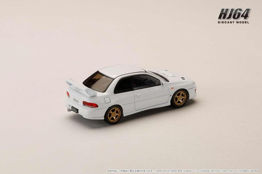 HJ64 Subaru Impreza PURE SPORTS COUPE WRX Type R STi Version VWR Type Front Bumper Pure White Finished Product HJ641079JW 1/64 (GC8)