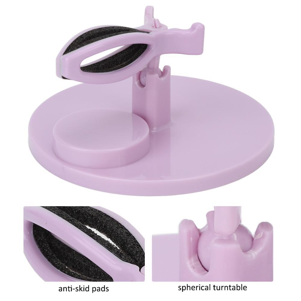 Anti-Fall Stable Base Tilted Nail Polish Stand Ideal For Home Diy Manicure Use