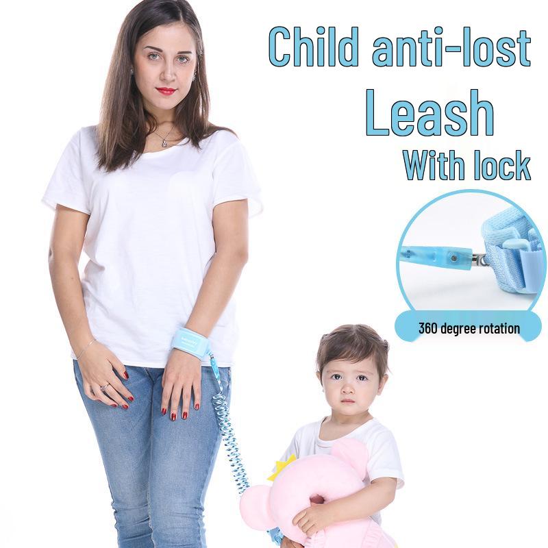 Children's Anti-Lost Wristband & Leash - Reflective Key Style for Toddlers & Strollers