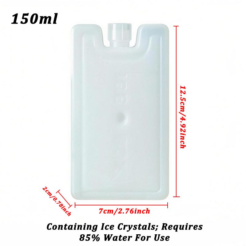 Reusable Fresh-Keeping Ice Box Water Injection Ice Box for Picnic Cooler Ice Pack Suit  Fresh Food Storage for Cold Chain