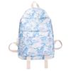 Schoolbag Korean version of Japanese ins tie-dye i lightweight, simple and versatile travel schoolbag, high school student large-capacity backpack
