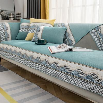 Simple Sofa Cushion for All Seasons, Non-slip Leather Sofa Cover, Chenille High-end Seat Cushion, Backrest Towel and Cover Cloth
